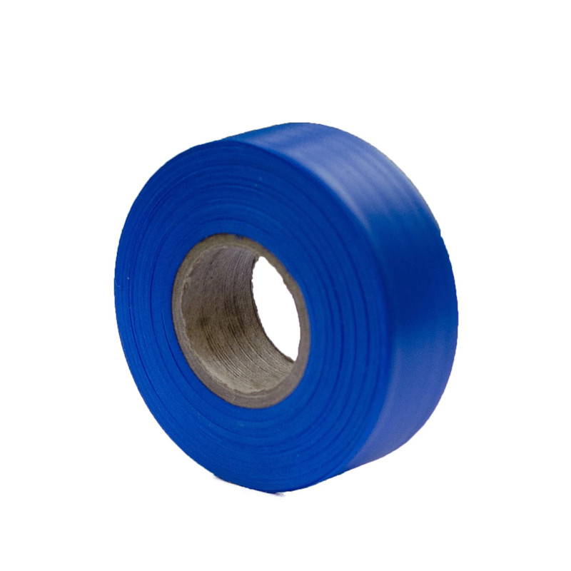 Flagging Tape - 1-3/16" W - 12 Pack - Color:Blue - Length:300&apos;